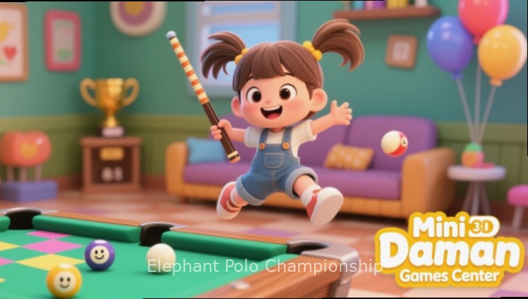 Elephant Polo Championship Mobile Game Elephant Polo Championship mobile game screenshot showing gameplay interface